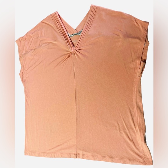 Soft Surroundings Womens Large Go Lively Twist Top in Canyon Sunset - Picture 10 of 11